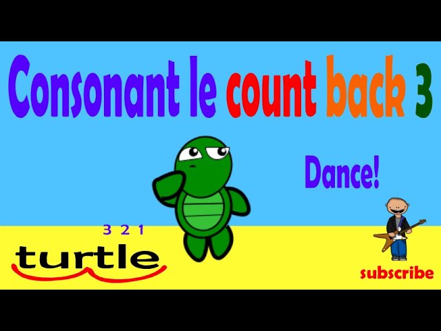 Consonant le count back 3 Syllable Type Song