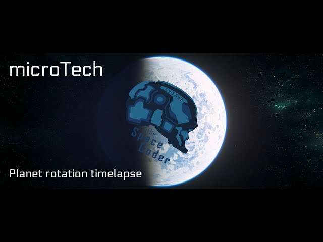 Star Citizen - microTech Full Planet Rotation Timelapse