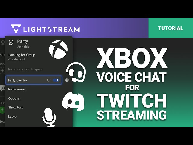 Xbox Voice Chat for Twitch Streaming