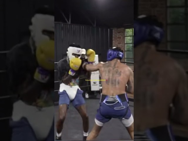 RYAN GARCIA ROCKS SPARRING PARTNER 🔥🥊 TRAINING FOR HANEY #shorts #boxing #viral