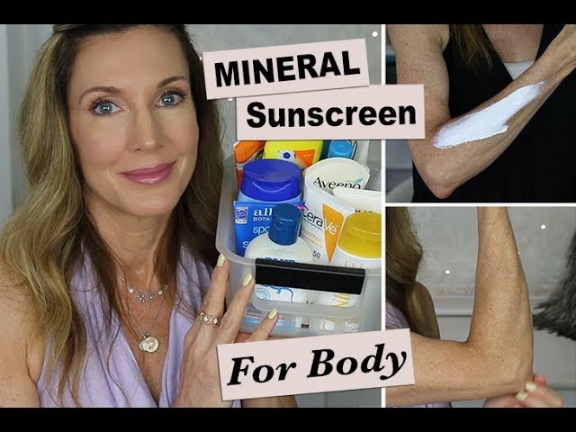 Testing Mineral Sunscreens for Body!
