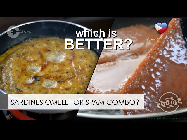 Filipino Food Fusion Face-off: Sardines Omelette vs. Spam Combo | Taste Test Battle!