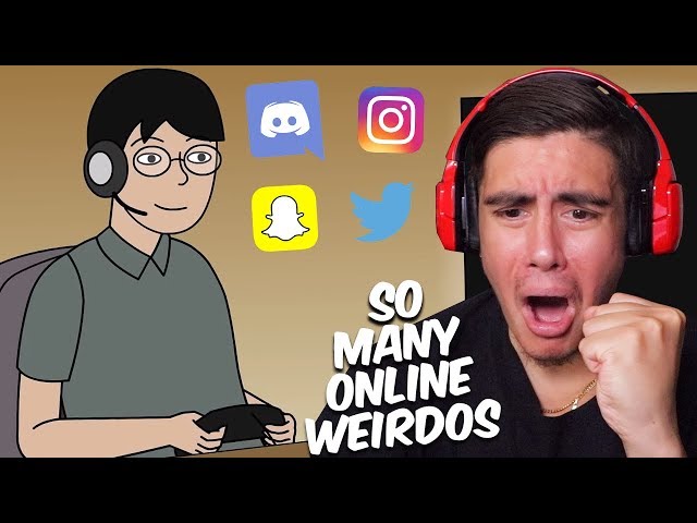 Reacting To Scary Animations Of The Dark Side Of Meeting Online People..