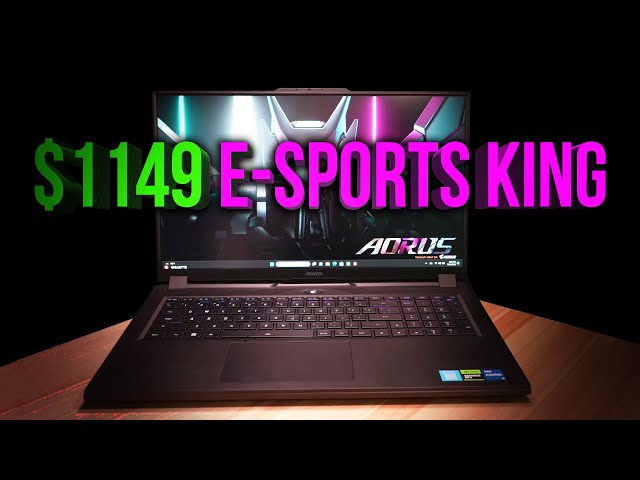 Aorus 7 Unboxing Review! Best E-Sports Laptop for $1149? FHD 360 hz, RTX 4060, 10+ Games Benched!