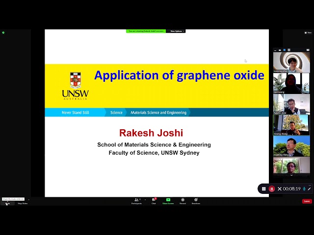 Application of graphene oxide
