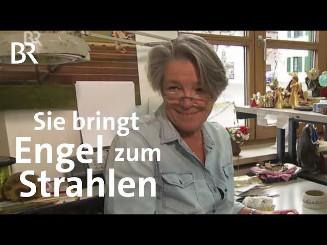 Weihnachtshandwerk aus Iffeldorf: Die Engelherstellerin Leonore Leidel | Schwaben & Altbayern