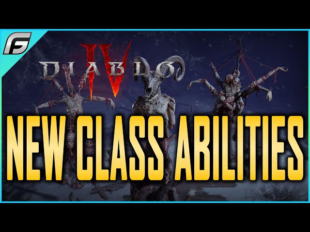 Diablo 4 SPIRITBORN NEW CLASS Hidden Secret Class Abilities, Leaks, Combat Style