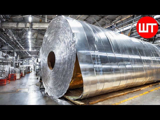 How is Aluminum Foil Made? From Soil to Foil | Aluminum Foil Factory