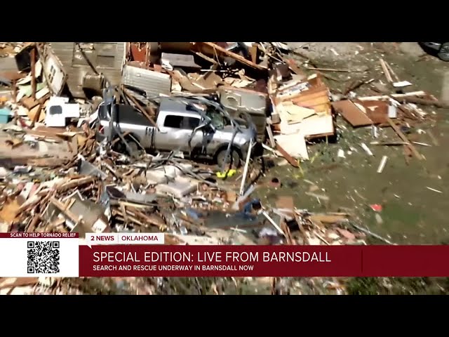 Barnsdall Tornado Damage