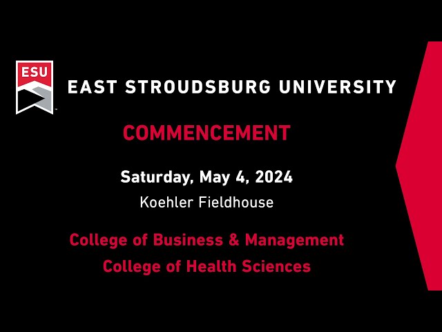 College of Business & Management and College of Health Sciences Commencement