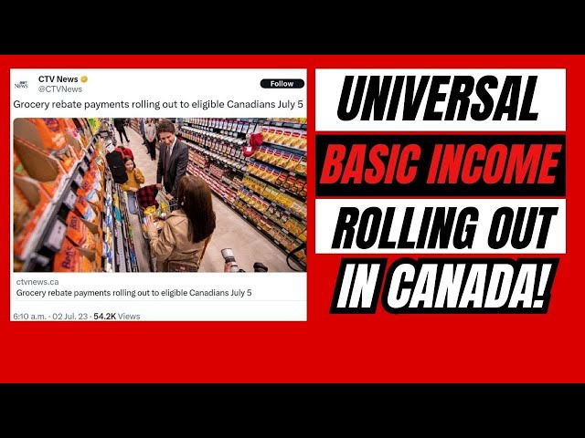 Trudeau Rolling Out Universal Basic Income in Canada?