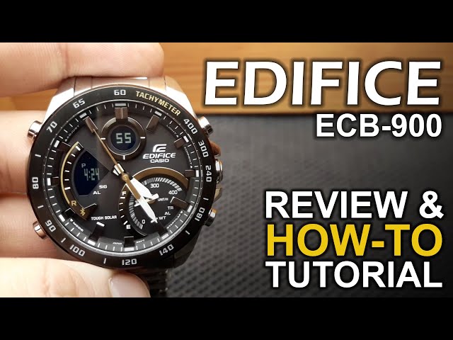 Casio Edifice ECB900 - Detailed How-To Tutorial on module 5582