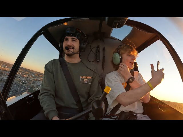 Surprising my FIRST subscriber with a Helicopter Ride!
