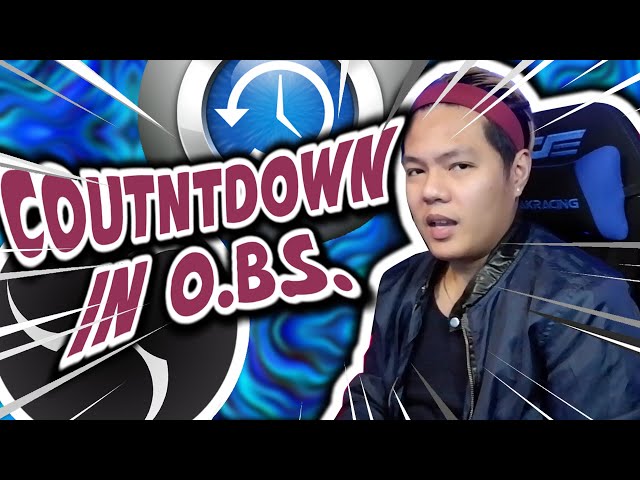 OBS Studio 🔴 How To Add Countdown Timer On Your Stream