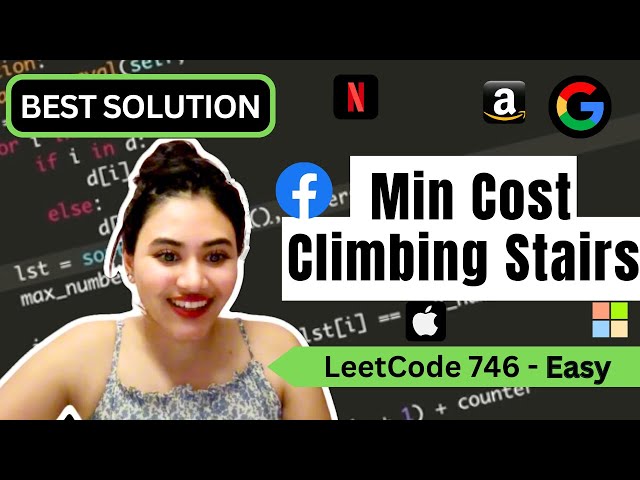 Min Cost Climbing Stairs - LeetCode 746 - Python