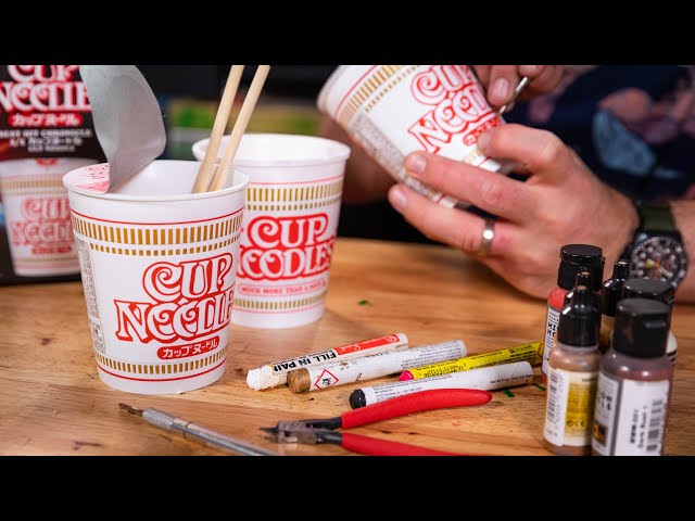 Bandai Cup Noodle Model Kit?!? Let's Build It!