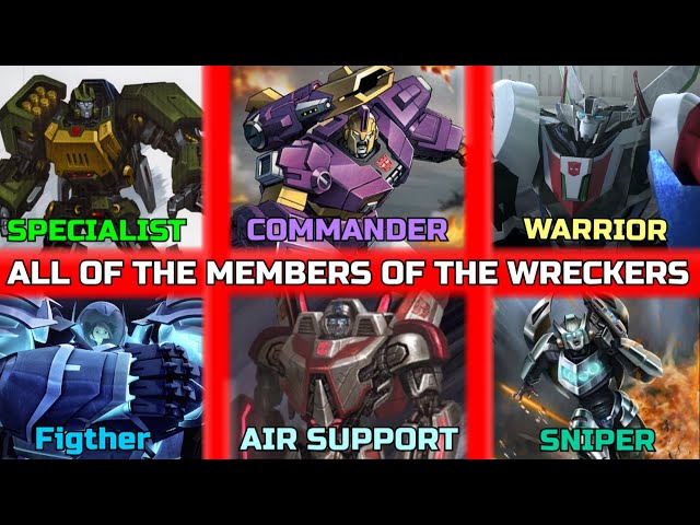 All Confirmed Members Of The Wreckers And What Happened To Them (Explained) - Transformers 2019