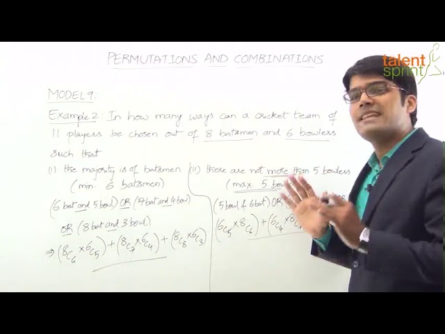 Permutation & Combinations in Hindi | Model 9-Combination Conditional Type 2 | Quantitative Aptitude