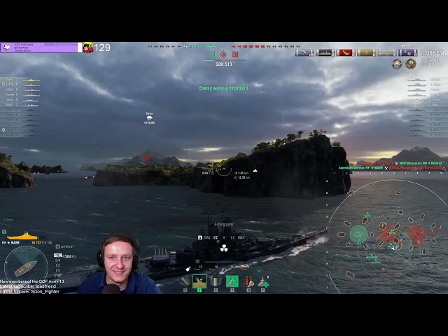 Maine - This 16 gun super battleship is way to strong Wargaming!