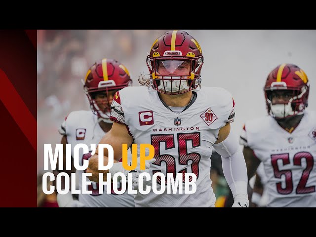 "I ain't scared of you!" | Commander Cole Holcomb mic'd up Week 1 of the NFL season