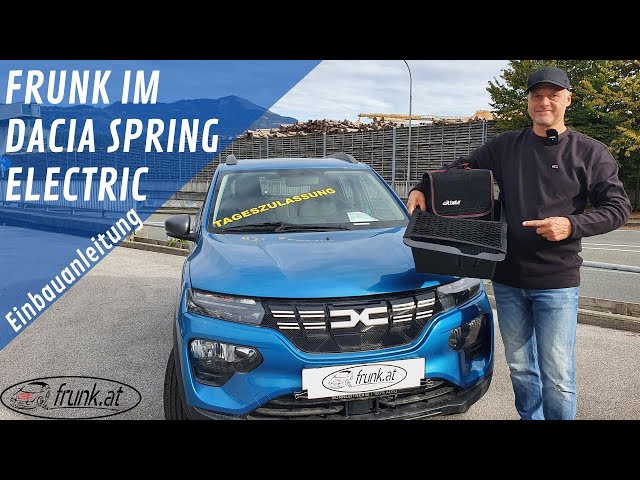 Installation instructions frunk (front boot) in the Dacia Spring Electric #daciaspring #electriccars