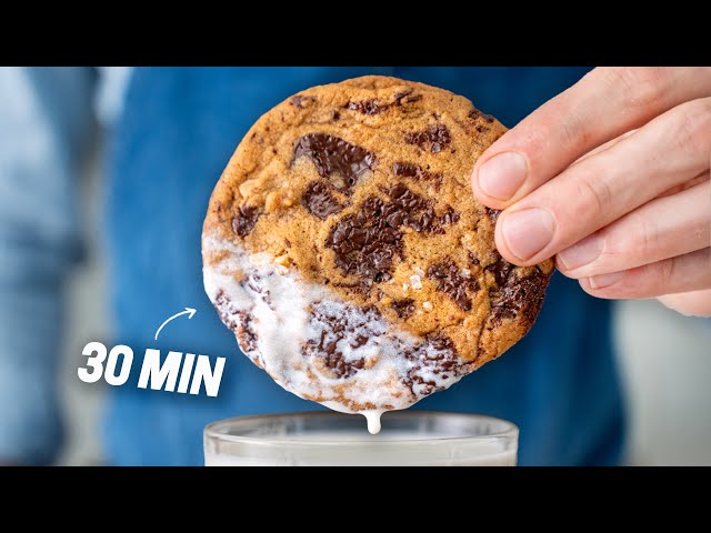 The 30-Minute Thin and Crispy Chocolate Chip Cookie