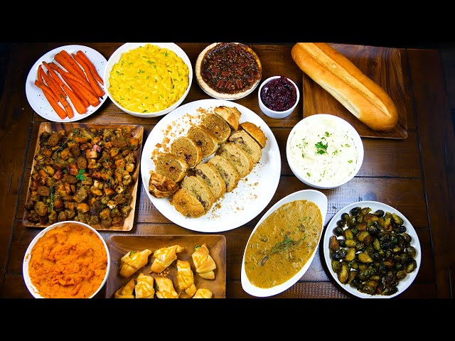 how to cook plant-based THANKSGIVING FEAST🔥🔥🔥