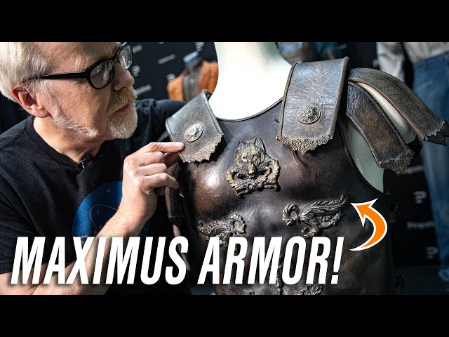 Adam Savage Meets Maximus' Gladiator Armor!