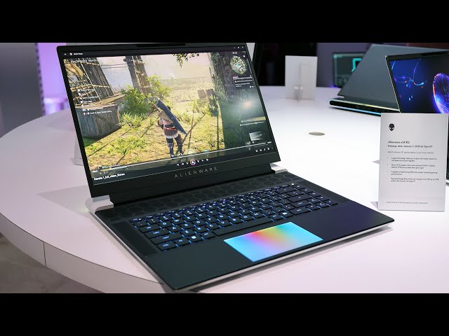 Alienware CES 2023 Tour Beast Aliewnare 18 Gaming Laptop New Aurora PC And 500Hz Monitor!