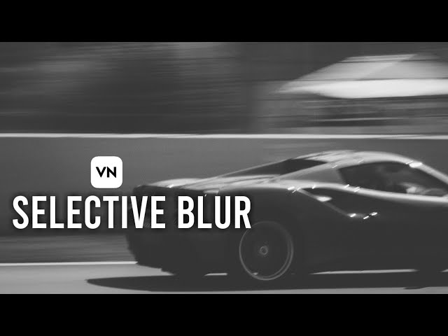Selective blur effect in vn | how to blur video background | Vn Video Editor