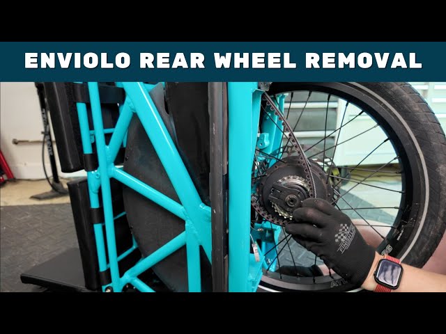 How to Remove an Enviolo Wheel on the Tern GSD Gen 2 S00 Cargo Bike