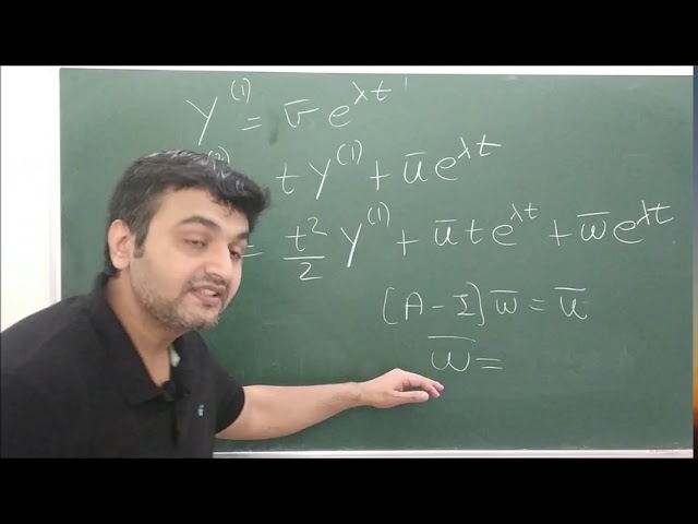 Session 30: Examples on all possible cases of eigenvalues & vectors for a 3x3 system of D.E(Part-II)