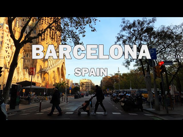 Barcelona, Spain - Driving Tour 4K