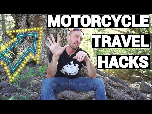 Hacks For Long Distance Motorcycle Travel and Camping