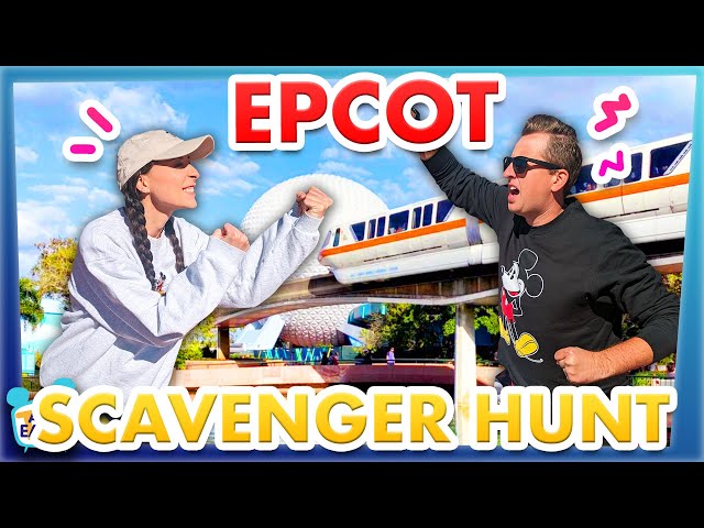 Disney World Scavenger Hunt 3 -- Fry Bucket vs Sage in EPCOT