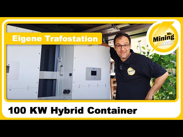 100 KW Hybrid Container = meine Eigene Trafostation;-) der Black out kann kommen💪