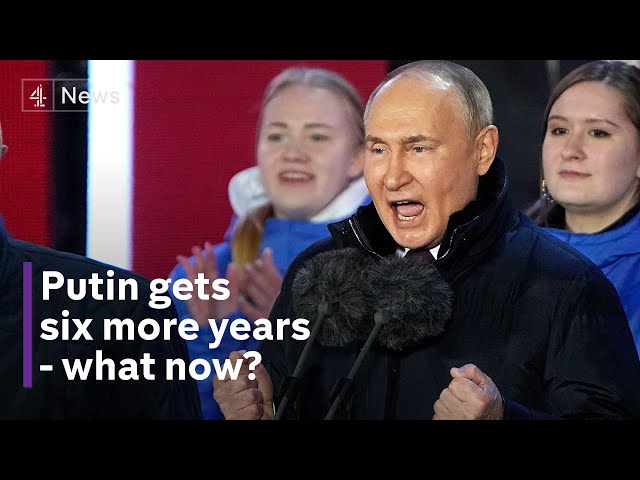 Vladimir Putin celebrates landslide victory - what happens next?