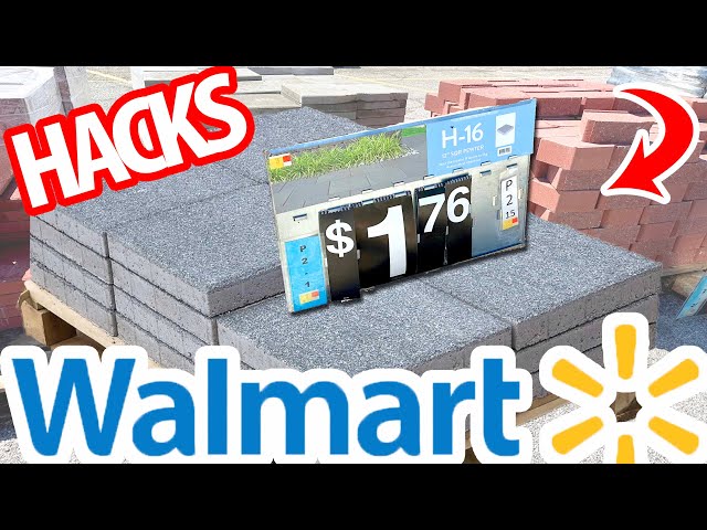 Why EVERYONE is grabbing $1 PAVERS from Walmart for their outdoor patio!