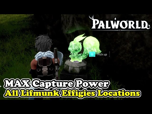 Palworld All Lifmunk Effigies Locations (MAX Capture Power)