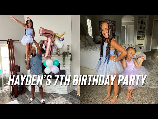Hayden’s first sleepover party! 7 years old 😭❤️🥹 #birthdayvlog #birthdayparty