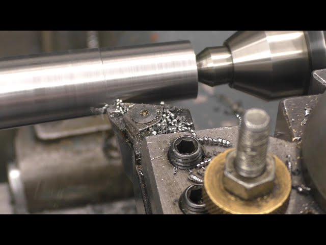 Lathe Tutorial P16 Machining Tapers .Offset Tailstock Method