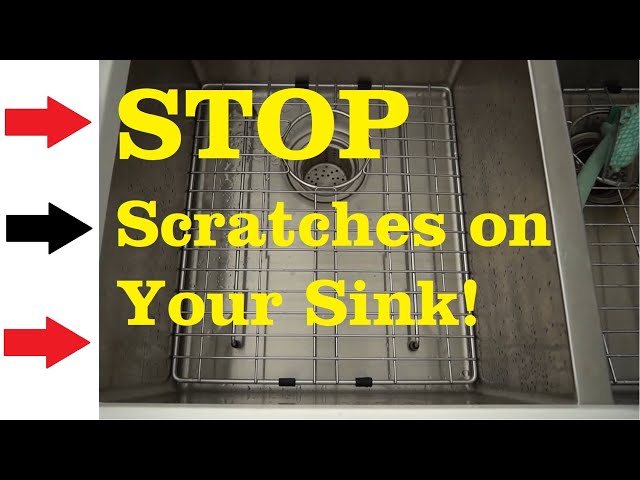 How to Prevent Scratches on Stainless Steel Sink