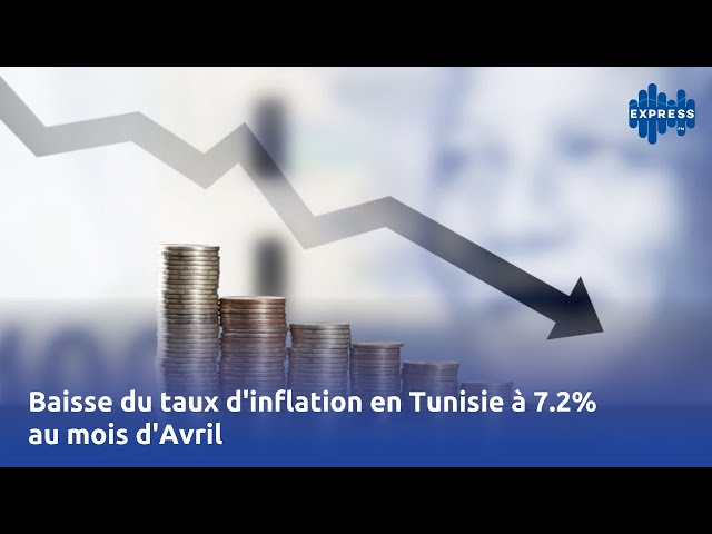 Baisse du taux d'inflation en Tunisie à 7.2% au mois d'Avril