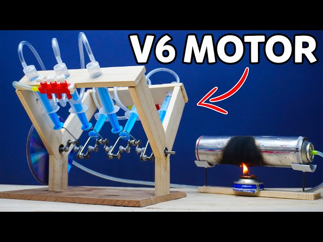 How to Make 6 Cylinder Steam Engine at home (100% working)
