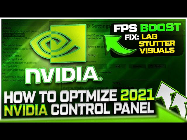 Best NVIDIA Setting Optimizations For Gaming BOOST FPS 2021