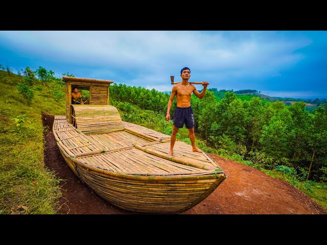 Make Million Dollar Yacht From Bamboo With Perfect Skill