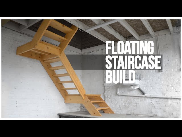 Making a Floating Staircase - Woodworking