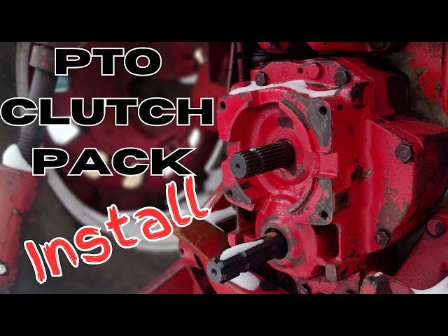IH PTO clutch pack removal and replace