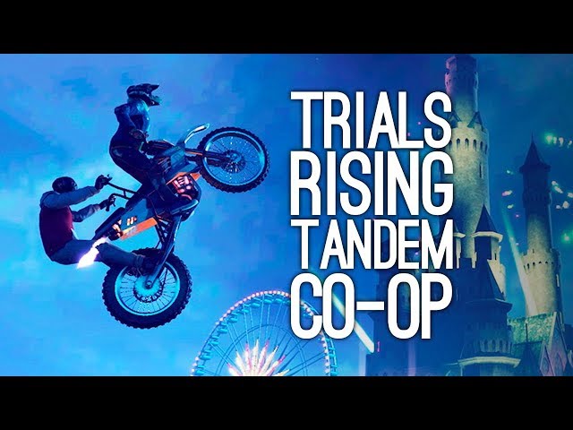 Trials Rising Gameplay: Let's Play Trials Rising Tandem Bike at E3 2018 - OH NO OUR SPINES