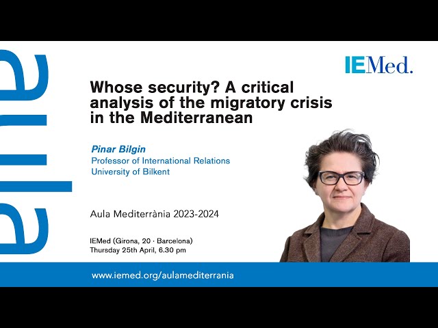 Whose security? A critical analysis of the migratory crisis in the Mediterranean